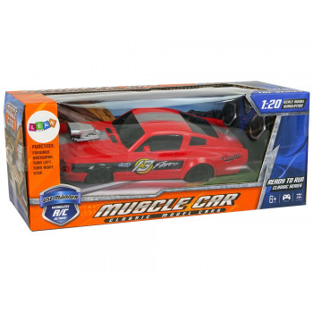 Zdalnie Sterowane Auto Sportowe 1:20 Czerwone Pilot 27 Mhz