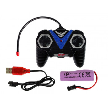 Samochód Sportowy 1:18 Zielone Koło Zapasowe Pilot 27 Mhz