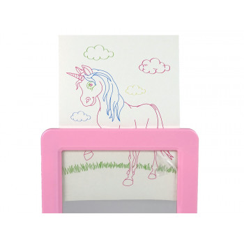 Magiczna Podświetlana Tablica 3D Okulary Różowa