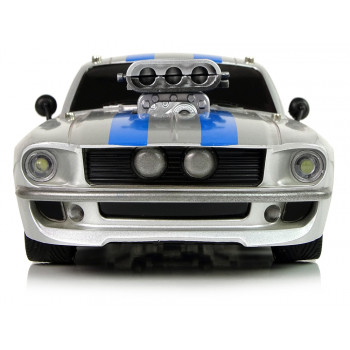 Auto Sportowe R/C 1:16 Srebrne Niebieskie Pasy Pilot