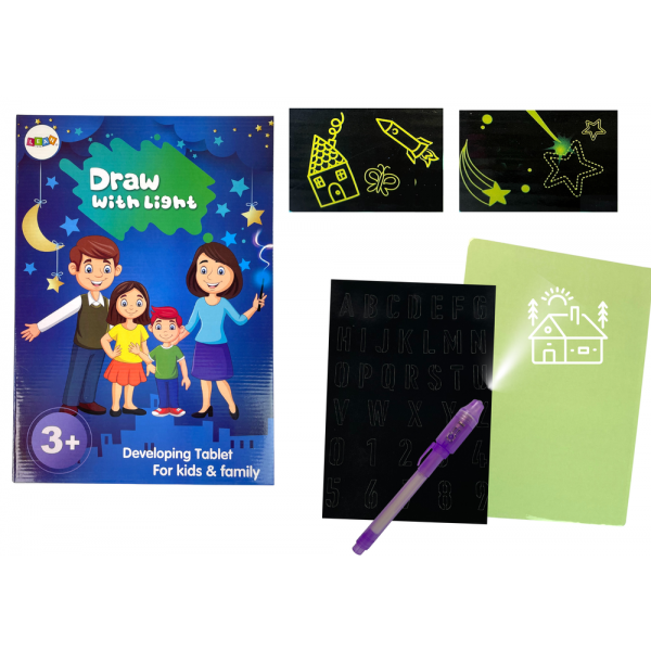 Magiczny Tablet Do Rysowania Światłem Grafika Litery