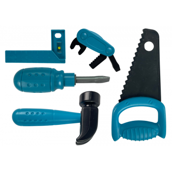 Zestaw Narzędzi Skrzynka Piła Wiertarka Niebieski