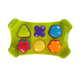 Sorter Edukacyjny Dwustronny Wbijanka Młotkiem Klocki Kształty