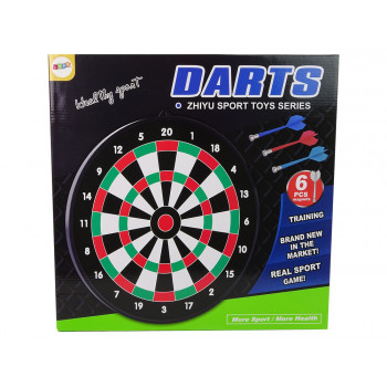 Tarcza Dart z Rzutkami Magnetycznymi 6 Sztuk