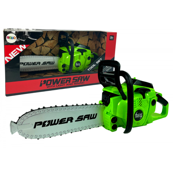 Piła Łańcuchowa na Baterie Dla Majsterkowicza Zielona Dźwięk