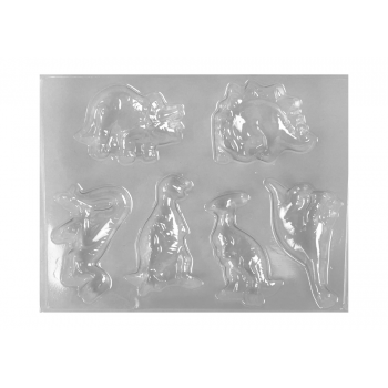 Zestaw DIY Do Malowania Dinozaury Gips Magnesy