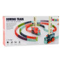 Interaktywna Lokomotywa Pociąg Układająca Domino Dźwięk