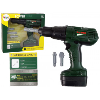 Wiertarka Dla Majsterkowicza Zielona Wiertła Na Baterie