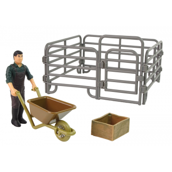 Zestaw Figurek Zwierzęta Domowe na Farmie Rolnik Ptaki