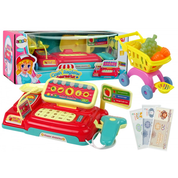 Kasa Sklepowa Wózek Skaner Na Baterie