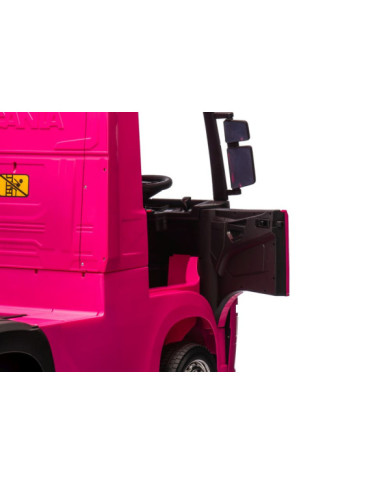 Auto Na Akumulator Scania 500R HL698  Różowe 4x4