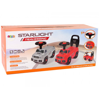 Samochód Jeździk QX-5500- 2 Klakson Oparcie Srebrny