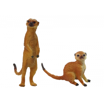 Zestaw 2 Figurek Surykatki Surykatka Zwierzęta Świata