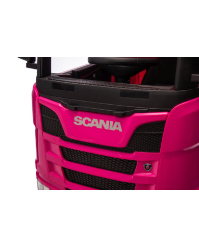 Auto Na Akumulator Scania 500R HL698  Różowe 4x4