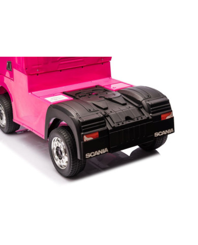 Auto Na Akumulator Scania 500R HL698  Różowe 4x4