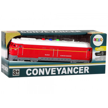 Pociąg 1:32 Napęd Czerwony Dźwięk Światła