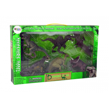 Duży Zestaw Dinozaurów 6 sztuk Figurka Dinozaur Prehistoryczne Okazy