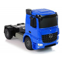 Duża Ciężarówka R/C Mercedes Arocs Niebieska 1:20 Kontener 58 cm Długości