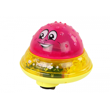 Piłka Wodna UFO Diody Wesoła Muzyka Różowa