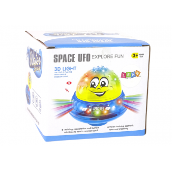 Piłka Wodna UFO Diody Wesoła Muzyka Różowa