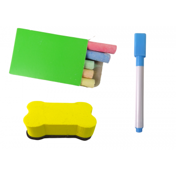 Drewniana Tablica 2w1 Magnetyczna Kredowa + Liczydło Alfabet Tabliczka Mnożenia