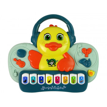 Interaktywne Pianinko Kaczuszka DJ Dźwięk Instrumenty Muzyczne Melodie
