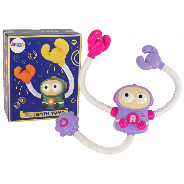 Zabawka Do Wody Do Kąpieli Krab Kosmonauta na Baterie Prysznic