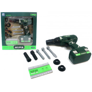 Wiertarka Dla Majsterkowicza Na Baterie Zielona Wiertła Śrubki