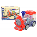 Wesoła Lokomotywa Dla Malucha Napęd Frykcyjny Światła LED