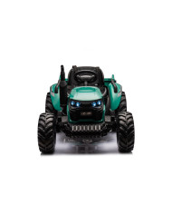 Traktor Na Akumulator HC-306 Z Przyczepą Ciemno Zielony 24V
