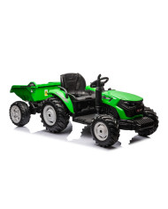Traktor Na Akumulator HC-306 Z Przyczepą Jasno Zielony 24V