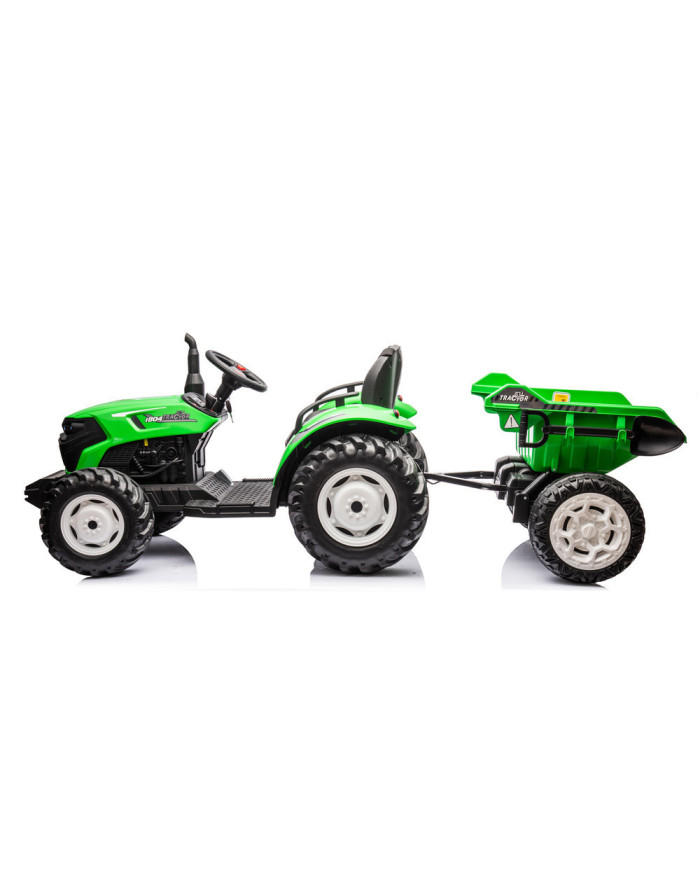 Traktor Na Akumulator HC-306 Z Przyczepą Jasno Zielony 24V
