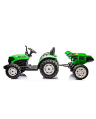 Traktor Na Akumulator HC-306 Z Przyczepą Jasno Zielony 24V