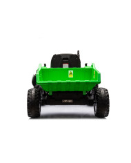 Traktor Na Akumulator HC-306 Z Przyczepą Jasno Zielony 24V