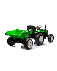 Traktor Na Akumulator HC-306 Z Przyczepą Jasno Zielony 24V