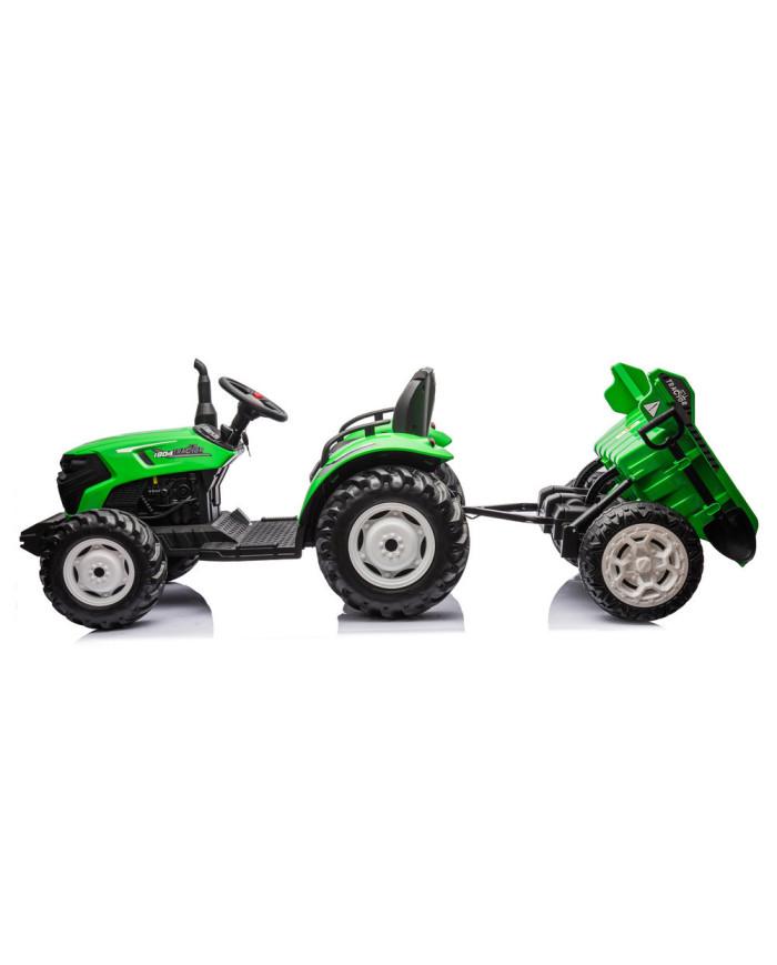 Traktor Na Akumulator HC-306 Z Przyczepą Jasno Zielony 24V