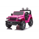 Pojazd na Akumulator Jeep Wrangler Rubicon DK-JWR555 Różowy