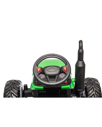 Traktor Na Akumulator HC-306 Z Przyczepą Jasno Zielony 24V