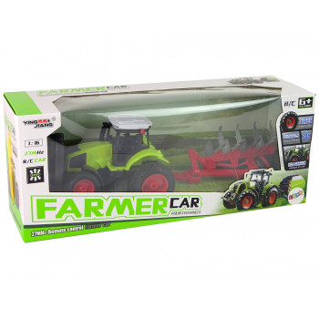 Traktor Zdalnie Sterowany 1:16 Pilot Gumowe Koła