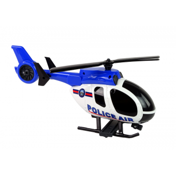 Zestaw Pojazdów Helikopter Auto Policja Dźwięk