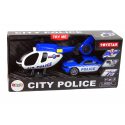Zestaw Pojazdów Helikopter Auto Policja Dźwięk