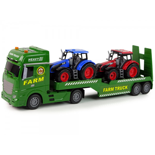 Zestaw Farma Zielona Laweta Traktor Dźwięk Światła