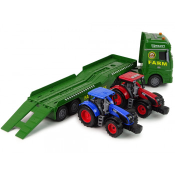 Zestaw Farma Zielona Laweta Traktor Dźwięk Światła