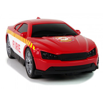 Zestaw Pojazdów Helikopter Auto Straż Pożarna Dźwięk