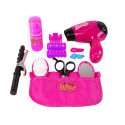 Zestaw Fryzjerski Piękności Suszarka Lokówka Różowy