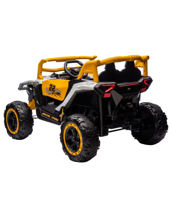Pojazd na akumulator M1 Biało-Żółty 4x4