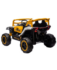 Pojazd na akumulator M1 Biało-Żółty 4x4