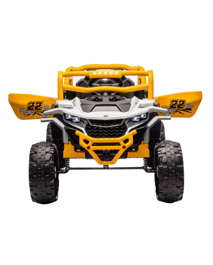 Pojazd na akumulator M1 Biało-Żółty 4x4