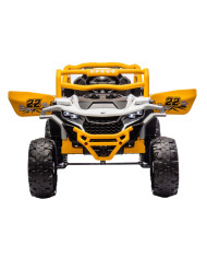 Pojazd na akumulator M1 Biało-Żółty 4x4