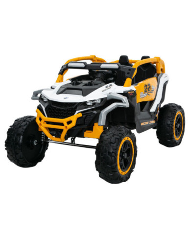 Pojazd na akumulator M3 Żółto-Biały 4x4